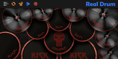 Screenshot of the application Real Drum - #7