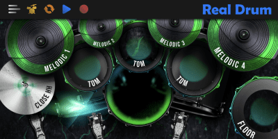 Screenshot of the application Real Drum - #8
