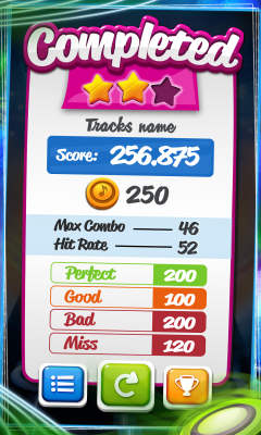 Screenshot of the application Rock Hero - #4