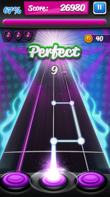 Screenshot of the application Rock Hero - #6