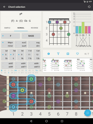 Screenshot of the application Chord! Free (Guitar Chords) - #9