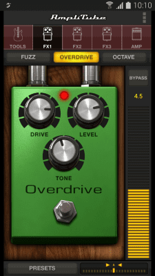 Screenshot of the application AmpliTube Free/SamsungProAudio - #3