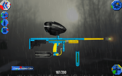 Screenshot of the application Paintball weapon simulator eWeapons - #2
