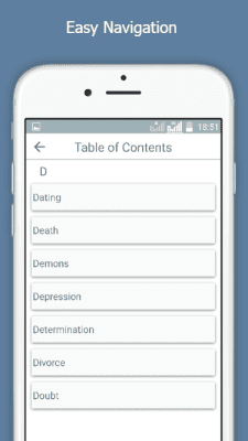 Screenshot of the application Bible Verses - #2