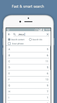 Screenshot of the application Bible Verses - #3