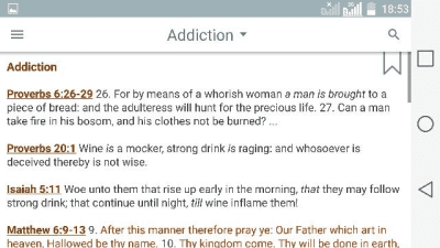 Screenshot of the application Bible Verses - #9