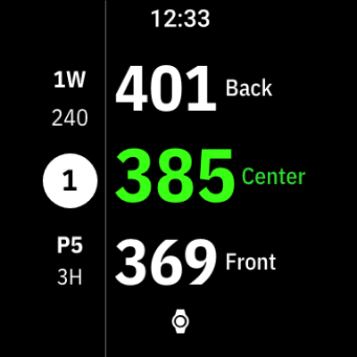 Screenshot of the application Golfshot: Golf GPS - #12
