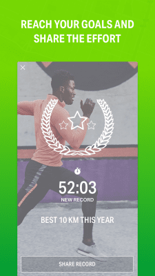 Screenshot of the application Endomondo Running Cycling Walking - #5