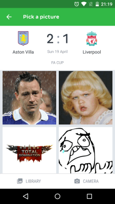 Screenshot of the application Tackl for Messenger - #4