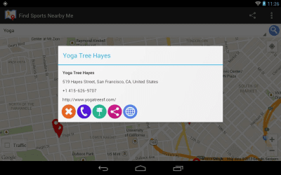 Screenshot of the application Find Sports Nearby Me - #10
