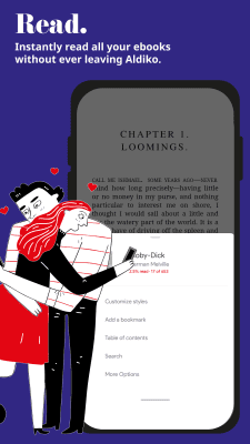 Screenshot of the application Aldiko Next - #2