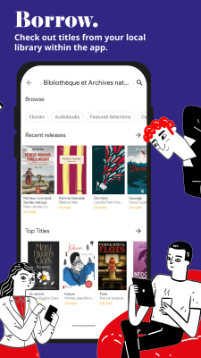 Screenshot of the application Aldiko Next - #5