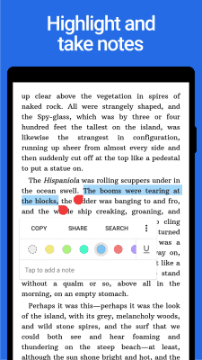 Screenshot of the application Lithium: EPUB Reader - #2