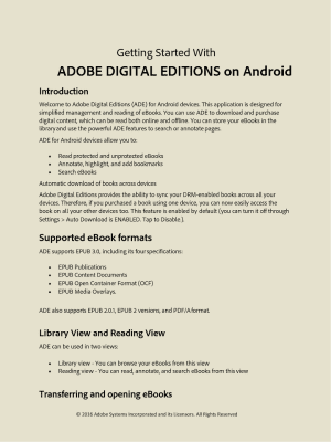 Screenshot of the application Adobe Digital Editions - #10