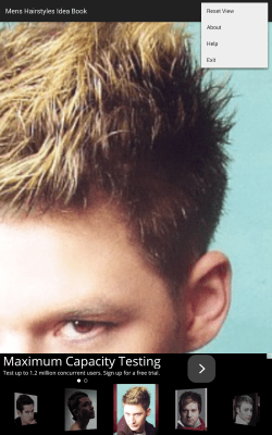 Screenshot of the application Men's hairstyles Idea Book - #5