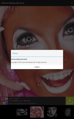 Screenshot of the application Extreme Makeup Idea Book - #2
