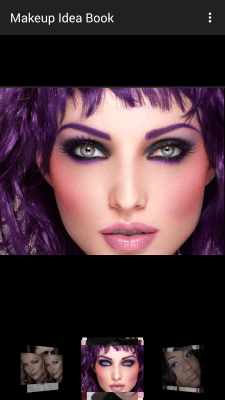Screenshot of the application Book Makeup Ideas - #2