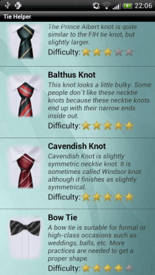 Screenshot of the application Tie Platinum Tie - #7