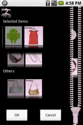 Screenshot of the application MyCloset - #2