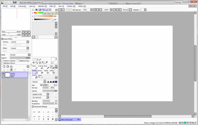 Screenshot of the application PaintTool SAI - #2