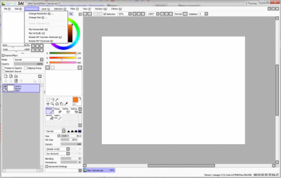 Screenshot of the application PaintTool SAI - #3