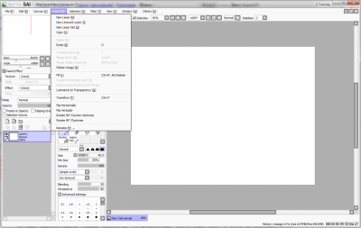 Screenshot of the application PaintTool SAI - #5