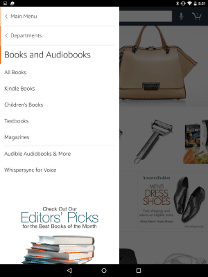 Screenshot of the application Amazon for Tablets - #3