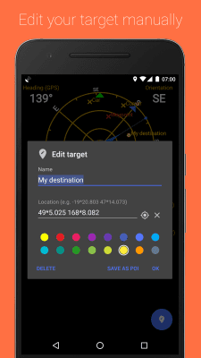 Screenshot of the application GPS Status & Toolbox - #4