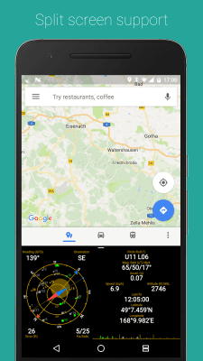 Screenshot of the application GPS Status & Toolbox - #8
