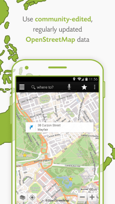Screenshot of the application Wisepilot GPS navigator - #5