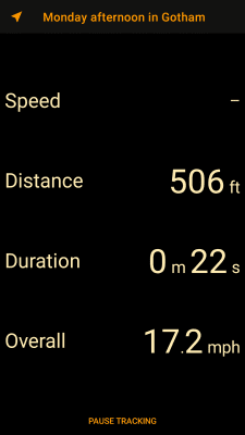 Screenshot of the application Open GPS Tracker - #7