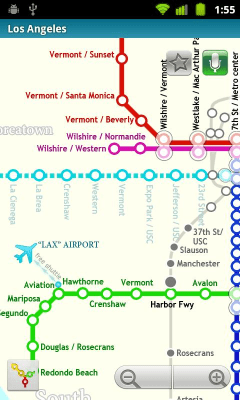 Screenshot of the application Los Angeles (Metro 24) - #7