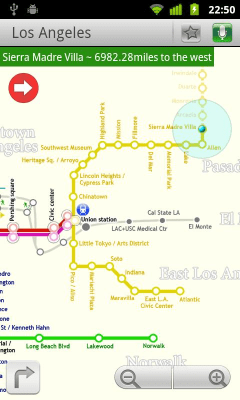 Screenshot of the application Los Angeles (Metro 24) - #8