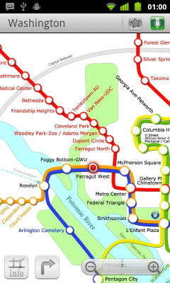 Screenshot of the application Washington, DC (Metro 24) - #5