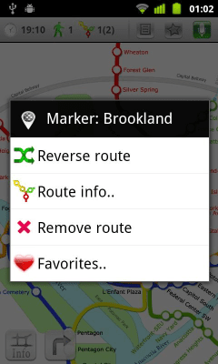 Screenshot of the application Washington, DC (Metro 24) - #7
