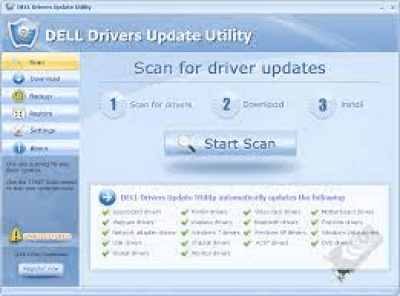 Screenshot of the application DELL Drivers Update Utility - #2