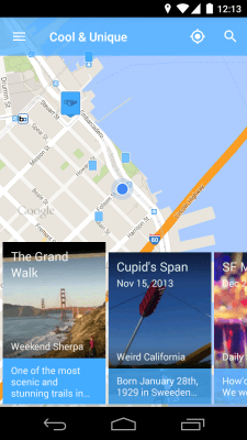 Screenshot of the application Field Trip - #2