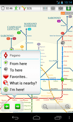 Screenshot of the application Milan (Metro 24) - #2