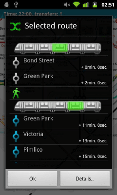 Screenshot of the application London + NR (Metro 24) - #2