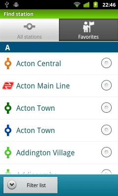 Screenshot of the application London + NR (Metro 24) - #3