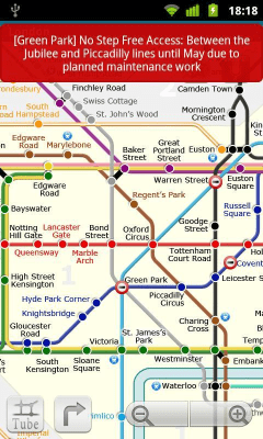 Screenshot of the application London + NR (Metro 24) - #6