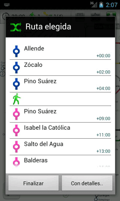 Screenshot of the application Mexico City (Metro 24) - #2