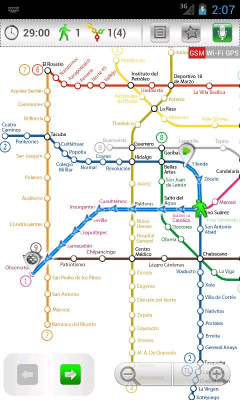 Screenshot of the application Mexico City (Metro 24) - #4