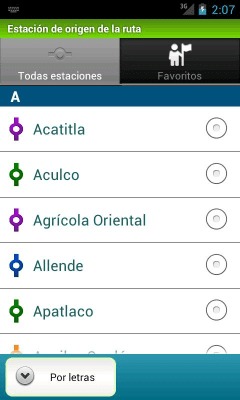 Screenshot of the application Mexico City (Metro 24) - #5