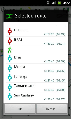 Screenshot of the application São Paulo (Metro 24) - #3
