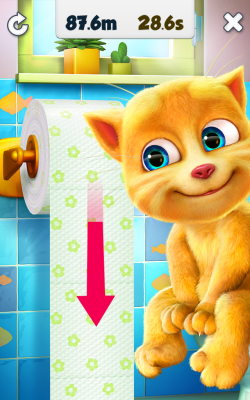 Screenshot of the application Talking Ginger - #2