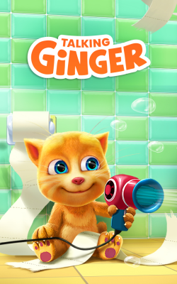 Screenshot of the application Talking Ginger - #6