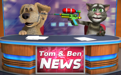 Screenshot of the application Talking Tom and Ben News - #4