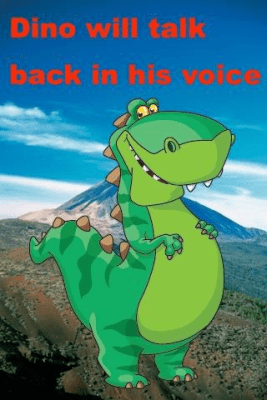 Screenshot of the application Talking Dinosaur - #2