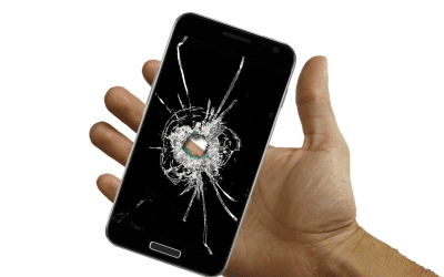 Screenshot of the application Transparent Bullet Hole Screen - #2